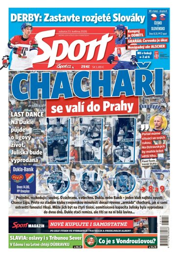 Obálka e-magazínu Sport 23.5.2026
