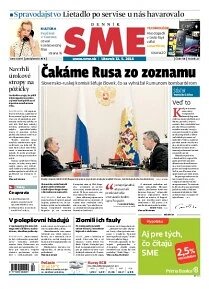 Obálka e-magazínu SME 13.5.2014