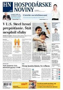 Obálka e-magazínu Hospodárske noviny 24.11.2014