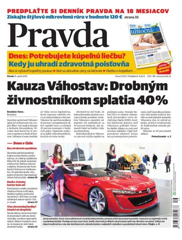 Obálka e-magazínu Pravda 15.4.2015