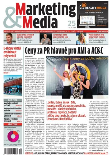 Obálka e-magazínu Marketing & Media 25 - 15.6.2015