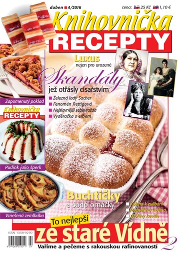 Obálka e-magazínu Knihovnička Recepty 4/2016