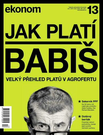 Obálka e-magazínu Ekonom 13 - 30.3.2017
