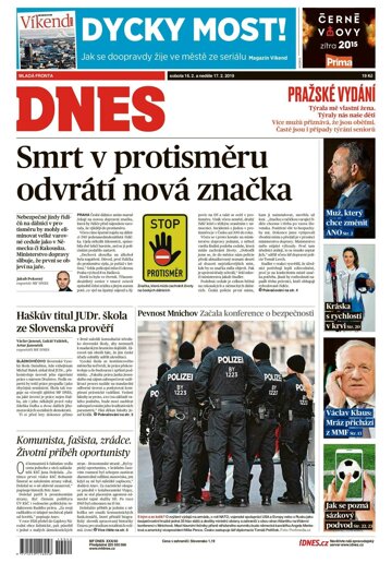 Obálka e-magazínu MF Dnes 16.2.2019