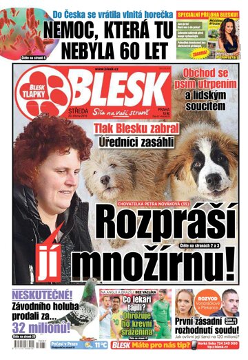 Obálka e-magazínu Blesk 20.3.2019