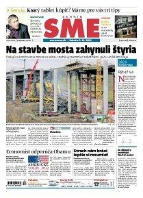 Obálka e-magazínu SME 3.11.2012