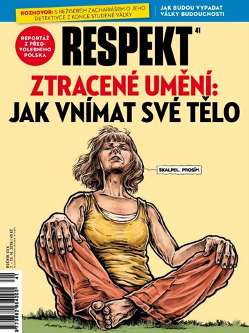 Obálka e-magazínu Respekt 41/2019