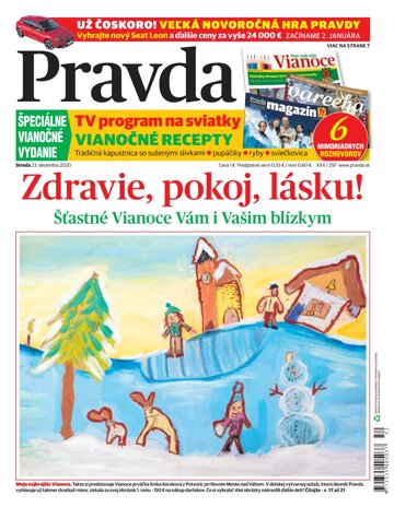 Obálka e-magazínu Pravda 23. 12. 2020