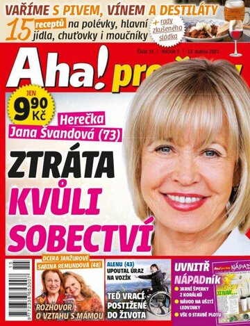 Obálka e-magazínu AHA! pro ženy 15/2021