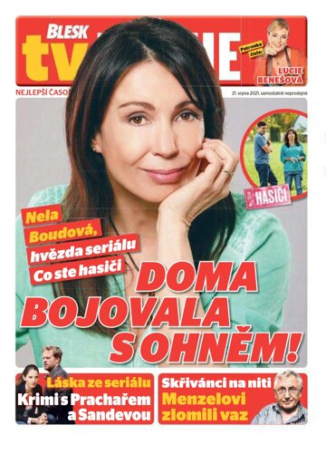 Obálka e-magazínu Blesk Tv manie 21.8.2021