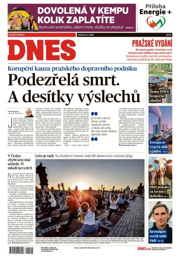 Obálka e-magazínu MF Dnes 22.6.2022