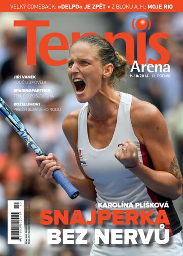 Obálka e-magazínu Tennis Arena 9-10/2016