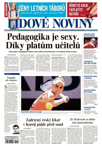 Obálka e-magazínu Lidové noviny 30.5.2023