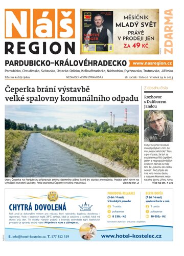 Obálka e-magazínu Náš Region - Pardubicko/Královéhradecko 26/2023