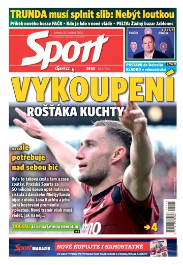 Obálka e-magazínu Sport 31.5.2025