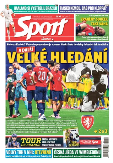 Obálka e-magazínu Sport 1.7.2026