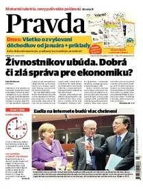 Obálka e-magazínu Pravda 26.10.2013