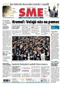 Obálka e-magazínu SME 22.4.2014