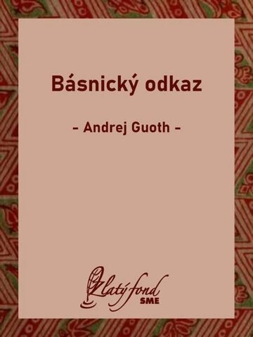 Obálka knihy Básnický odkaz