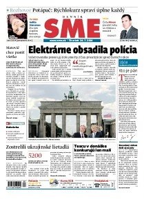 Obálka e-magazínu SME 24.7.2014