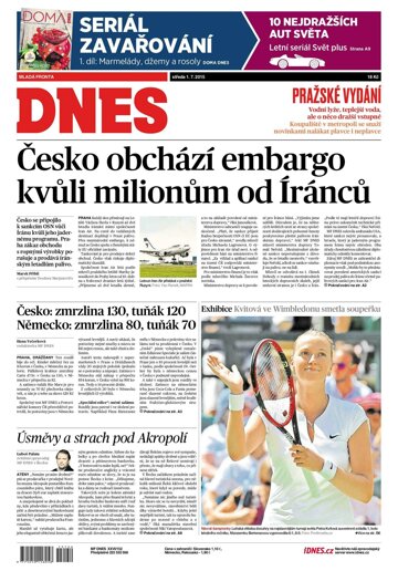 Obálka e-magazínu MF Dnes 1.7.2015