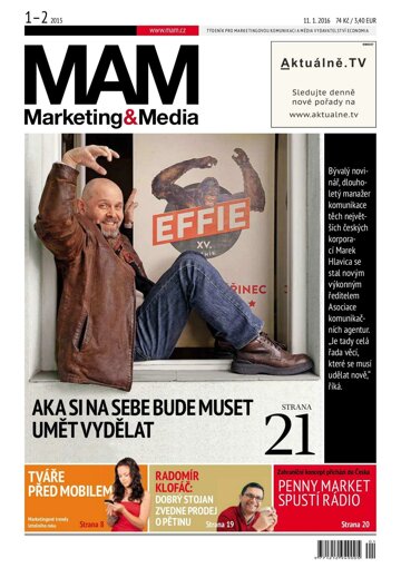 Obálka e-magazínu Marketing & Media 1-2 - 11.1.2016