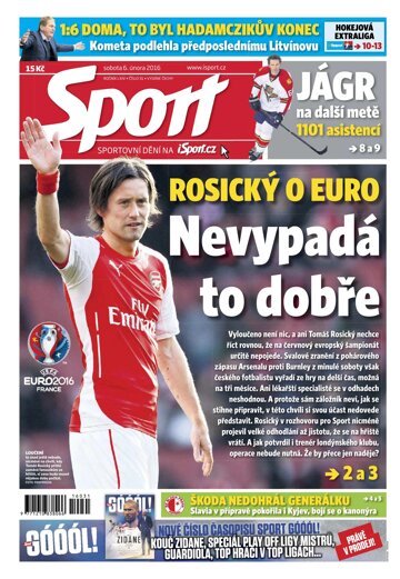 Obálka e-magazínu Sport 6.2.2016