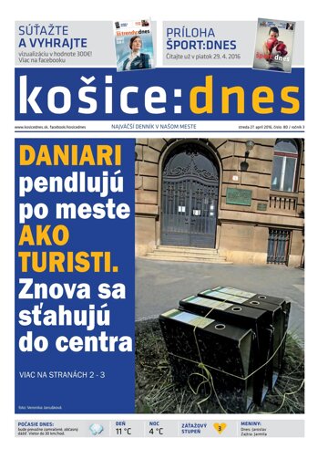 Obálka e-magazínu košice:dnes 27.4.2016