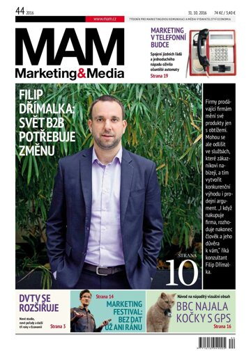 Obálka e-magazínu Marketing & Media 44 - 31.10.2016