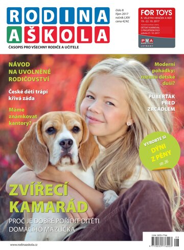 Obálka e-magazínu Rodina a škola 8/2017