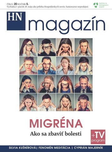 Obálka e-magazínu Prílohy HN magazín číslo: 20 ročník 5.