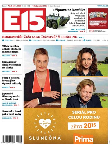 Obálka e-magazínu E15 10.1.2020