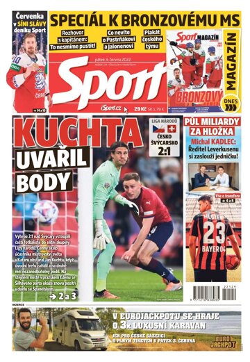 Obálka e-magazínu Sport 3.6.2022