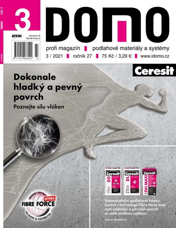 Obálka e-magazínu DOMO 3/2021