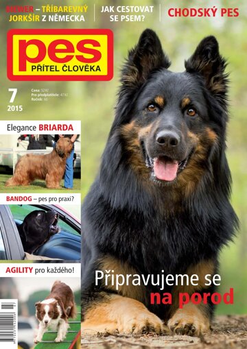 Obálka e-magazínu Pes přítel člověka 7/2015