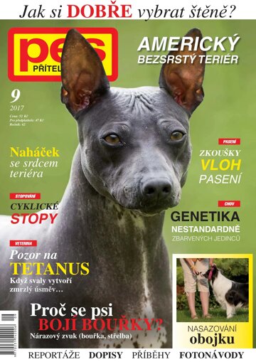 Obálka e-magazínu Pes přítel člověka 9/2017
