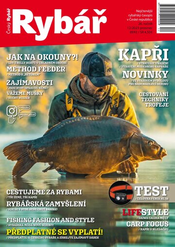 Obálka e-magazínu Český rybář 12/2023