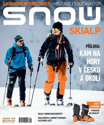 Obálka e-magazínu SNOW 150 - speciální vydání skialp24/2023