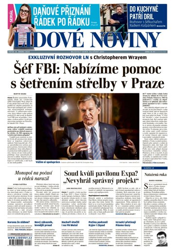 Obálka e-magazínu Lidové noviny 23.2.2024