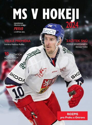 Obálka e-magazínu MS v hokeji 2024