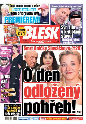 Obálka e-magazínu Blesk 12.4.2025