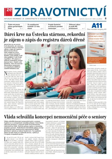 Obálka e-magazínu Ze Zdravotnictví 8/2025