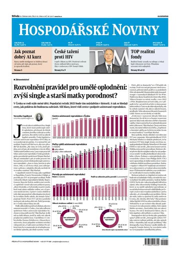 Obálka e-magazínu Hospodářské noviny 121 - 25.6.2025