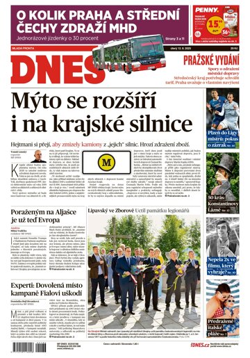 Obálka e-magazínu MF Dnes 12.8.2025