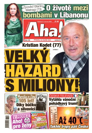 Obálka e-magazínu AHA! 27.6.2026