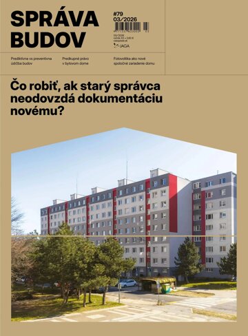 Obálka e-magazínu Správa budov 3/2026