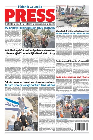 Obálka e-magazínu Lounský press 39/2026