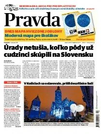 Obálka e-magazínu Pravda 21.1.2013