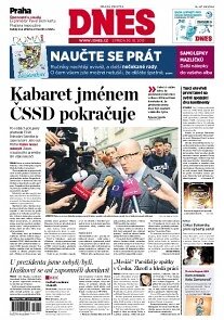 Obálka e-magazínu MF Dnes 30.10.2013