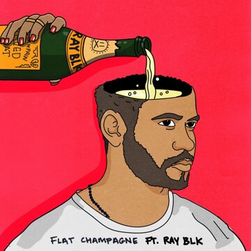 Obálka uvítací melodie Flat Champagne (feat. RAY BLK)
